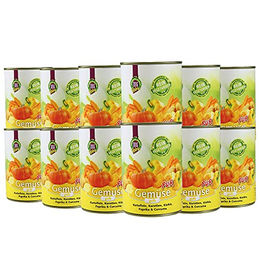 Schecker Gemüse PUR Gelb Hund Nassfutter Ergänzungsfuttermittel 12 x 410 g - 12 x 410 g – Bild 1 von 6