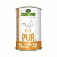 Produktbild von Schecker Hund Nassfutter Ente glutenfrei und getreidefrei 410g - 410 g