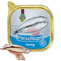 Produktbild von Schecker Hund Nassfutter Hering Monoprotein Getreidefrei Sensitive Stückchen in Sauce 12 x 200 g - 12 x 200 g