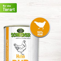 Produktbild von Schecker Hund Nassfutter Huhn Stückchen in Sauce getreidefrei und glutenfrei 6 x 410g
