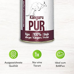 Schecker Hund Nassfutter Känguru Monoprotein Getreidefrei Glutenfrei Sensitive 24 x 410 g - 24 x 410 g – Bild 1 von 6