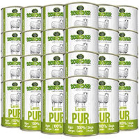 Produktbild von Schecker Hund Nassfutter Lamm pur getreidefrei und hypoallergen 24 x 410 g - 24 x 410 g
