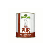 Produktbild von Schecker Hund Nassfutter Rind PUR Stückchen in Sauce getreidefrei und glutenfrei 6 x 410 g