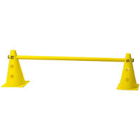 Produktbild von Schecker Hunde Agility Pylonen Hürde aus wetterfestem Kunststoff in Gelb - 1 Stk.