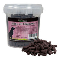 Produktbild von Schecker Hundebonbons Kaninchen Sticks Light Belohnungssnack für erwachsene Hunde 500g - 500 g
