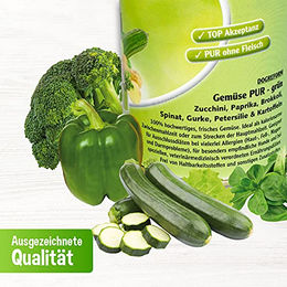 Schecker Hundefutter Gemüse PUR getreidefrei und glutenfrei ohne tierisches Protein 12 x 410 g - 12 x 410 g – Bild 1 von 6