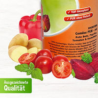 Produktbild von Schecker Hundefutter Gemüse PUR Nassfutter getreidefrei glutenfrei light ohne tierisches Protein 3 x 410 g - 3 x 410 g