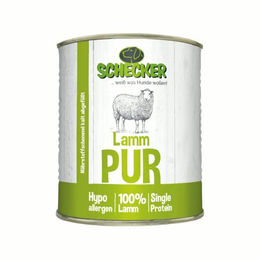 Schecker Hundefutter Lamm pur Nassfutter 820g - 820 g – Bild 1 von 1