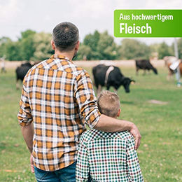 Schecker Hundefutter Nassfutter 100% Rind PUR getreidefrei und glutenfrei 48 x 410g - 48 x 410 g – Bild 1 von 6