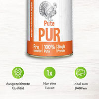 Produktbild von Schecker Hundefutter Nassfutter Pute 6 x 820 g getreidefrei hypoallergen glutenfrei für Adult - 6 x 820 g