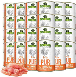 Schecker Hundefutter Nassfutter Pute Stückchen in Sauce getreidefrei glutenfrei hypoallergen 24 x 410 g - 24 x 410 g – Bild 1 von 5