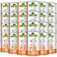 Produktbild von Schecker Hundefutter Strauß Pur getreidefrei 24 x 410 g Dose - 24 x 410 g