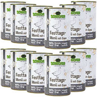 Produktbild von Schecker Hundefutter Weihnachts Menü mit Gans 12 x 410 g - 12 x 410 g