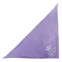 Produktbild von Schecker Hundehalstuch Bandana Lila Bestickt mit Prinzessin Krone und Hundename 65 cm - 65 cm
