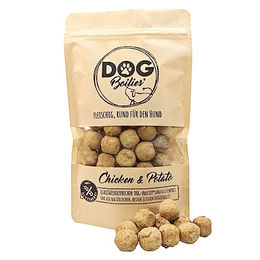 Schecker Hundeleckerli Dog Boilies mit Geflügel getreidefrei ohne Konservierungsstoffe und Zucker 150 g - 150 g – Bild 1 von 5