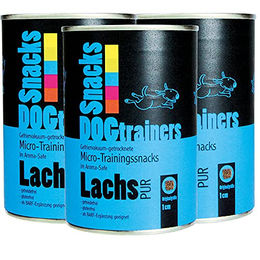 Schecker Hundeleckerli DOGTRAINERS Lachs PUR Getreidefrei und Glutenfrei 3 x 110 g - 3 x 110 g – Bild 1 von 2