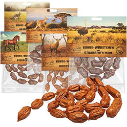 Schecker Hundeleckerli Premium Hundewürstchen getreidefrei und monoproteinartig 5 x 100 g - 5 x 100 g – Bild 1 von 4