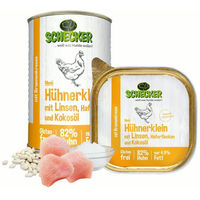Produktbild von Schecker Hundemenü Huhn Nassfutter für erwachsene Hunde Monoprotein getreidefrei glutenfrei 200g - 200 g