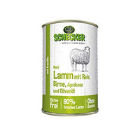 Produktbild von Schecker Hundemenü Lamm Sensitive mit Reis für Adult und Senior 12 x 410 g - 12 x 410 g