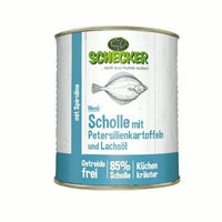 Produktbild von Schecker Hundemenü Scholle mit hohem Fleischanteil 820g - 820 g