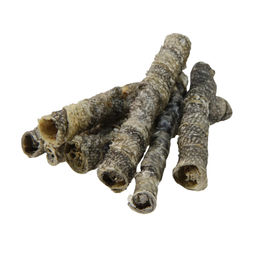 Schecker Hundesnack Lachshautröllchen getrocknet fettarm 100g - 100 g – Bild 1 von 1