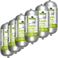 Produktbild von Schecker Hundewurst Lamm mit Reis hypoallergen und glutenfrei 1200g