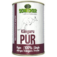 Produktbild von Schecker Känguru Nassfutter für Hunde Adult Hypoallergen Getreidefrei Glutenfrei Monoprotein Ausschlussdiät - 410 g