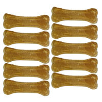 Produktbild von Schecker Kauknochen aus Rinderhaut für Hunde 330g - 10 x 33 g