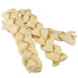 Schecker Kausnack Kauzöpfe aus Rinderhaut Monoprotein 500g - 500 g – Bild 1 von 2