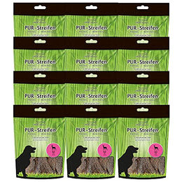 Schecker Kausnack Reh Streifen Monoprotein Hypoallergen für Hunde 12 x 100g - 12 x 100 g – Bild 1 von 3