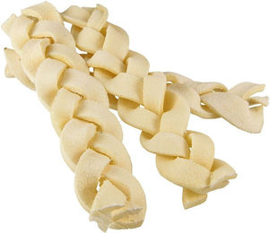 Produktbild von Schecker Kausnack Rinderhaut Kauzöpfe für Hunde 1000g