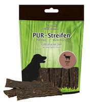 Produktbild von Schecker Kaustreifen Ziege Trockenfleisch getreidefrei und monoprotein 5 x 100g