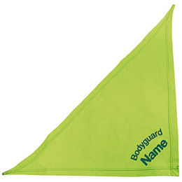 Produktbild von Schecker Kiwi Besticktes Hundehalstuch Bandana mit Bodyguard und Hundename in Grün 50cm