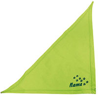 Produktbild von Schecker Kiwi Besticktes Hundehalstuch mit Pfotenmotiv in Grün 35 cm