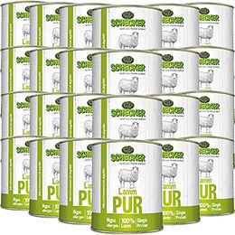 Schecker Nassfutter Lamm Adult getreidefrei und glutenfrei 24 x 820 g - 24 x 820 g – Bild 1 von 4