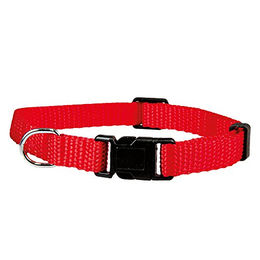 Produktbild von Schecker Nylon Welpenhalsband für Hunde in Rot für Halsumfang 19-32 cm