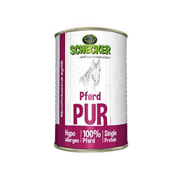 Produktbild von Schecker Pferd Nassfutter 100% Pferd pur getreidefrei und hypoallergen 820g - 820 g