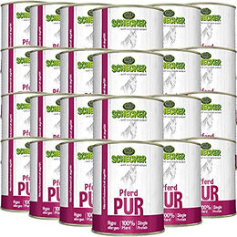 Schecker Pferd Nassfutter für Adult Tiere Hypoallergen Stückchen in Sauce 24 x 820 g - 24 x 820 g – Bild 1 von 4
