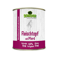 Produktbild von Schecker Pferdenassfutter Fleischtopf getreidefrei und glutenfrei - 6 x 820 g