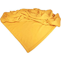 Schecker Premium Hundedecke aus Mikrofaser mit Bestickung Gelb - 1 Stk. – Bild 1 von 3