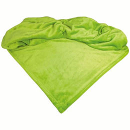 Schecker Premium Hundedecke aus Mikrofaser mit Bestickung in Grün – Bild 1 von 5