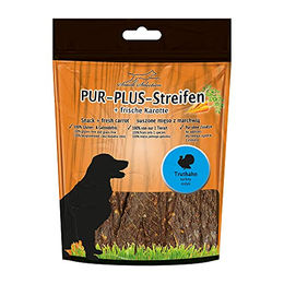 Schecker PUR Plus Kaustreifen Truthahn und Karotte für Hunde glutenfrei getreidefrei hypoallergen 100g - 100 g – Bild 1 von 3