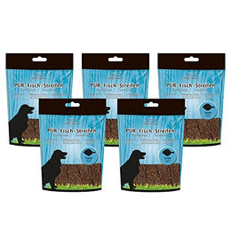 Schecker PUR Streifen Flunder Monoprotein Fisch ohne Farb- und Aromastoffe 5 x 100 g - 5 x 100 g – Bild 1 von 3