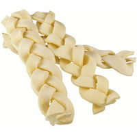 Produktbild von Schecker Rinderhaut-Kauzöpfe Kausnack für Hunde Adult ohne Farb- und Aromastoffe sowie Konservierungsstoffe - 250 g