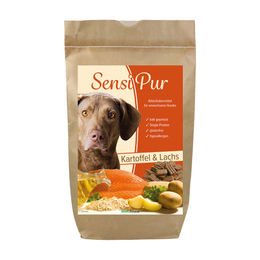 Schecker SensiPur Trockenfutter Lachs für erwachsene Hunde hypoallergen und glutenfrei 4 kg - 4 kg – Bild 1 von 6