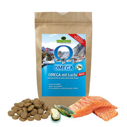 Schecker Trockenfutter Omega mit Lachs und Geflügel für große Hunde Adult getreidefrei und hypoallergen 3 kg - 3 kg – Bild 1 von 2