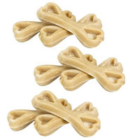 Produktbild von Schecker Zahnpflege-Snack Reis-Knochen für Hunde vegetarisch 3 x 225 g - 3 x 225 g