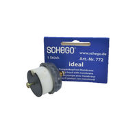 Produktbild von Schego Pumpenkopf mit Membrane für Ideal Modell 772 in Weiß