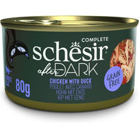 Produktbild von Schesir After Dark Katzen Nassfutter Huhn & Ente Filets Getreidefrei 12 x 80 g - 12 x 80 g