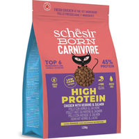 Produktbild von Schesir Born Carnivore Katzen Trockenfutter Huhn und Hering Adult Getreidefrei 1,25 kg Beutel